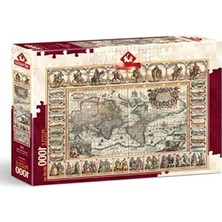 Esranın Dünyası 1000 Parça Eski Dünya Haritası Puzzle
