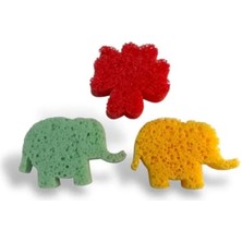 Esranın Dünyası 3 Adet Bebek Yıkama Süngeri - Yüksek Kalite