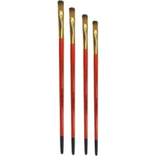 Esranın Dünyası 4'lü Sentetik Akrilik Boya Fırça Seti, 2.5mm Genişlik