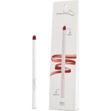 Esranın Dünyası Açılı Dudak Makyaj Fırçası - Ahşap Saplı