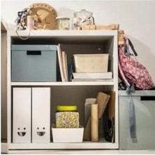 Esranın Dünyası 15 Adet Beyaz Dergi Dosyası Seti - Gülen Yüz Deseni