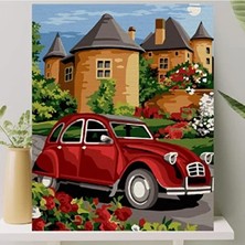 Esranın Dünyası Sayılarla Boyama Tuval Seti (Çıtalı) 40X50 cm - Vosvos