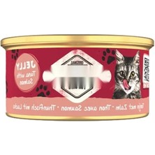 Esranın Dünyası Ton Balığı ve Somon Içeren Kedi Konservesi (85 Gr)