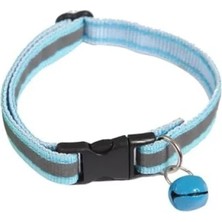 Esranın Dünyası Reflektörlü Zilli Ayarlanabilir Kedi Köpek Boyun Tasması