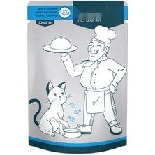 Esranın Dünyası Balıklı Pouch Kedi Maması, 80 Gr, 24 Adet