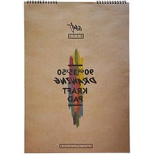 Esranın Dünyası Kraft Resim Blok, 90 Gr, 35X50 Cm, 15 Yaprak