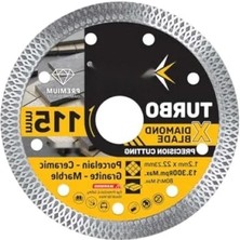 Esranın Dünyası 115MM Turbo Elmas Kesici Disk - Hassas Kesim Için