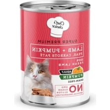 Esranın Dünyası Kuzu Etli ve Balkabağı Ezmeli Yetişkin Kedi Yaş Maması, 400 G x 12 Adet