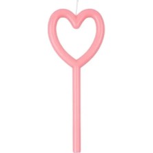 Esranın Dünyası Ince Kalp Şekilli Uzun Süre Dayanan Mum