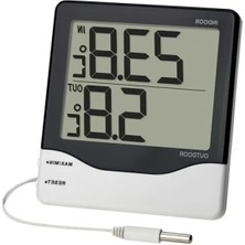 Esranın Dünyası Dijital Iç Dış Min-Max Termometre - Siyah