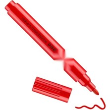 Esranın Dünyası Mini Beyaz Tahta Kalemi - Kırmızı, 1 mm