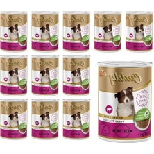 Esranın Dünyası Yavru Köpekler Için Biftekli ve Jöleli Konserve Mama, 400 gr x 12