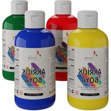 Esranın Dünyası Ana Renkler Akrilik Boya Seti - 4 Adet 250GR