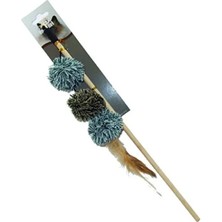 Esranın Dünyası Kedi Oltası 40 cm Uzunluğunda Peluş Oyuncak