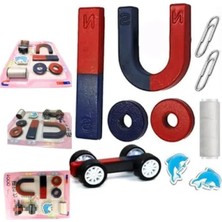 Esranın Dünyası 6'lı Mıknatıs Deney Seti ile Eğlenceli Bilim Deneyleri