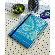 Esranın Dünyası Sert Kapaklı Spiralli Defter, Lastikli - 20X28 Cm, 120 Yaprak