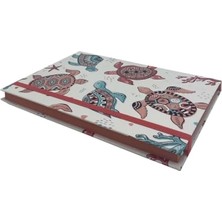 Esranın Dünyası Kaplumbağalar Desenli Çizgisiz Defter
