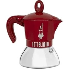 Esranın Dünyası Indüksiyon Uyumlu 2 Kişilik Espresso Pişirici - Kırmızı