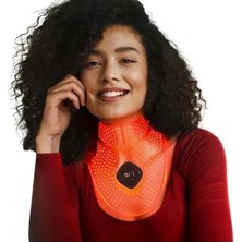 Esranın Dünyası Giyilebilir Silikon Yaşlanma Karşıtı LED Maske - Boyun ve Dekolte