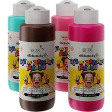 Esranın Dünyası 4 Renkli Parmak Boyası Seti (4X120ML)