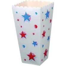 Esranın Dünyası Büyük Karton Popcorn/mısır Kutusu, 50 Adet