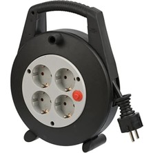 Esranın Dünyası Mini Kablo Makarası - 4 Soketli, 5 Metre Kablo Uzunluğu