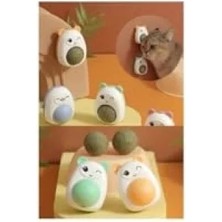 Esranın Dünyası Kedi Otu Topu Oyuncağı, Hayvan Tasarımlı, 46MM x 60MM