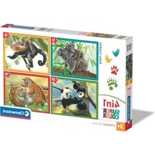 Esranın Dünyası 4'ü 1 Arada Süper Kolor Bebek Bulmacası - 72 Parça