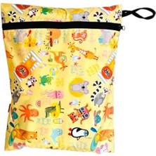 Esranın Dünyası Su Geçirmez Bebek Kirli Bez Çantası - 30X37 cm