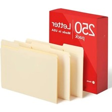 Esranın Dünyası Mektup Boyutu 1/3 Kesim Dosya Klasörü - 250 Adet