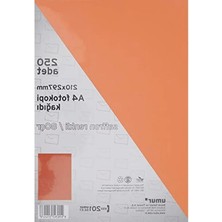 Esranın Dünyası A4 Renkli Fotokopi Kağıdı, Saffron, 250 Yaprak