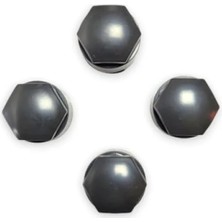 Esranın Dünyası 4 Adet Koyu Gri Şifreli Bijon Kapağı, Audi A4 Uyumlu (2021-2024)