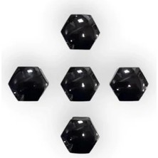 Esranın Dünyası Siyah Tekerlek Bijon Kapağı Seti - 5 Adet, 1Z0601173, Skoda Superb 2020-2023 Uyumlu