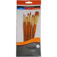 Esranın Dünyası 7'li Kısa Sap Taklon Fırça Seti - Çok Amaçlı Kullanım