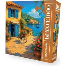 Esranın Dünyası Deniz Kıyısında Bisiklet Temalı 1000 Parça Puzzle