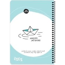 Esranın Dünyası Haftalık Ajanda - Sert Karton Kapak, 72 Yaprak