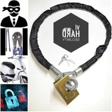 Esranın Dünyası 3 Metre Uzunluğunda 10 mm Kalınlıkta Çelik Halat Motorsiklet Bağlama Zinciri