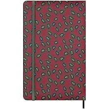 Esranın Dünyası Italyan Ipekli Sert Kapak Not Defteri, 21X13 Cm, Bordo