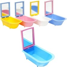 Esranın Dünyası Küçük Cins Kuşlar Için Aynalı Küvet