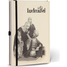 Esranın Dünyası Çizgili Lastikli Eski Istanbul Temalı Journal