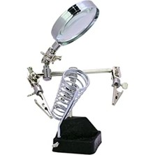 Esranın Dünyası 3 Konumlu Cam Büyüteç ile Elektronik Havya Lehim Standı