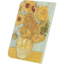 Esranın Dünyası Van Gogh'un Günebakanları ile A4 Çizgisiz Defter