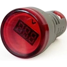 Esranın Dünyası Dijital Voltmetre 22MM Ac 60-500V LED Kırmızı Işık