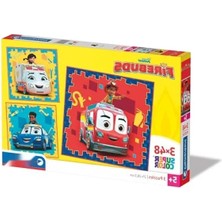 Esranın Dünyası 3 Adet 48 Parça Puzzle - Eğlenceli Oyun Seti