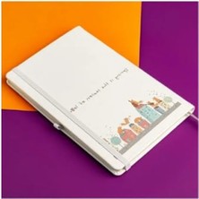 Esranın Dünyası Çizgili Not Defteri - 13 cm x 21 Cm, 100 Yaprak