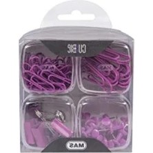 Esranın Dünyası 4'lü Kutu Ataş ve Raptiye Seti, Gökkuşağı Renkleri