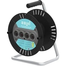 Esranın Dünyası Kablosuz 4 Prizli Makara - 50 M Kapasiteli