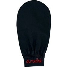 Esranın Dünyası Lastikli Siyah Banyo Kese