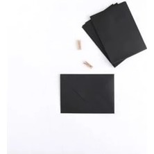 Esranın Dünyası Siyah Standart Zarf - 13X18 cm (10 Adet)