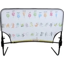 Esranın Dünyası Katlanabilir Yatak Bariyeri, Sayılar ve Harfler Temalı, 90 cm